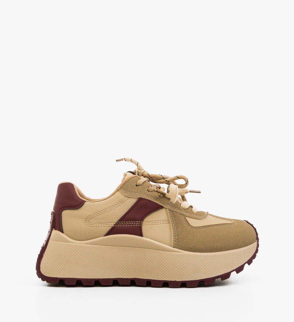 Sneakers dama Kanne Khaki - 4 | YEO