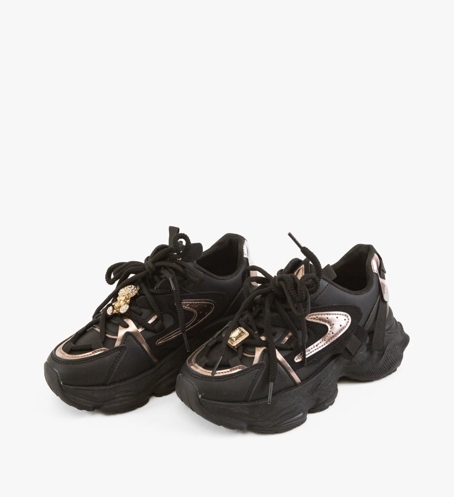 Sneakers dama Lillian Negre - 5 | YEO