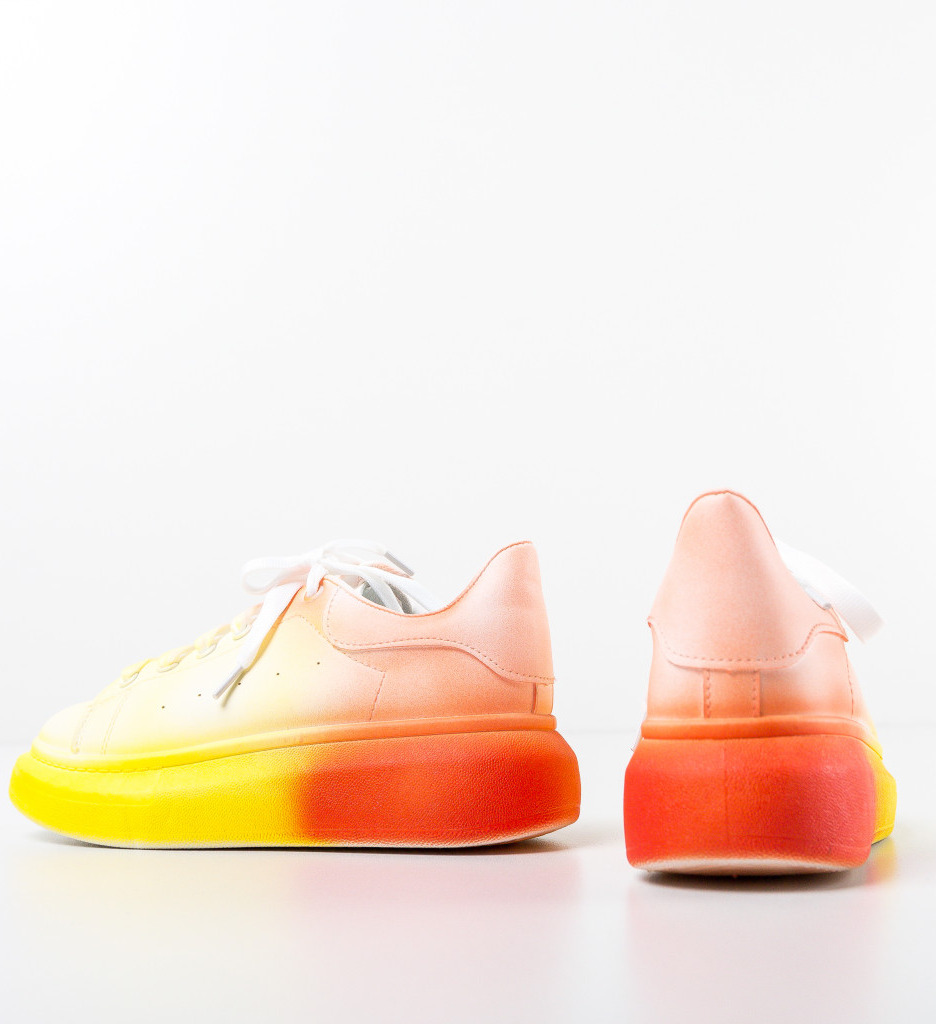 Sneakers dama Lucay Galbeni - 3 | YEO