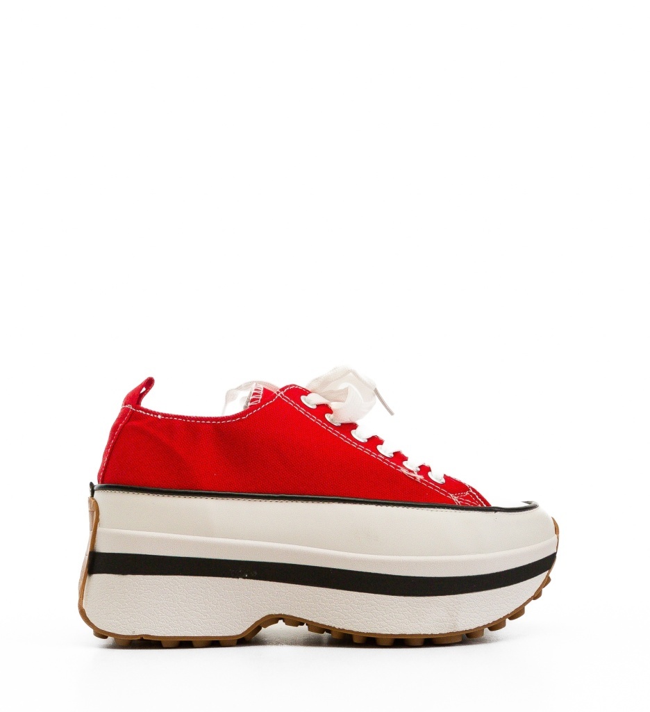 Sneakers dama Marble Rosii - 3 | YEO