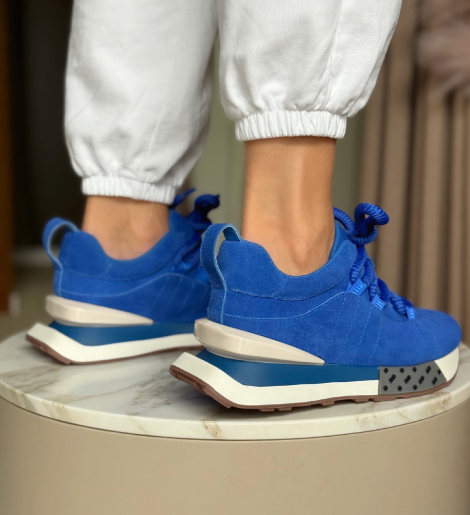 Sneakers dama Merle Albastri - 2 | YEO