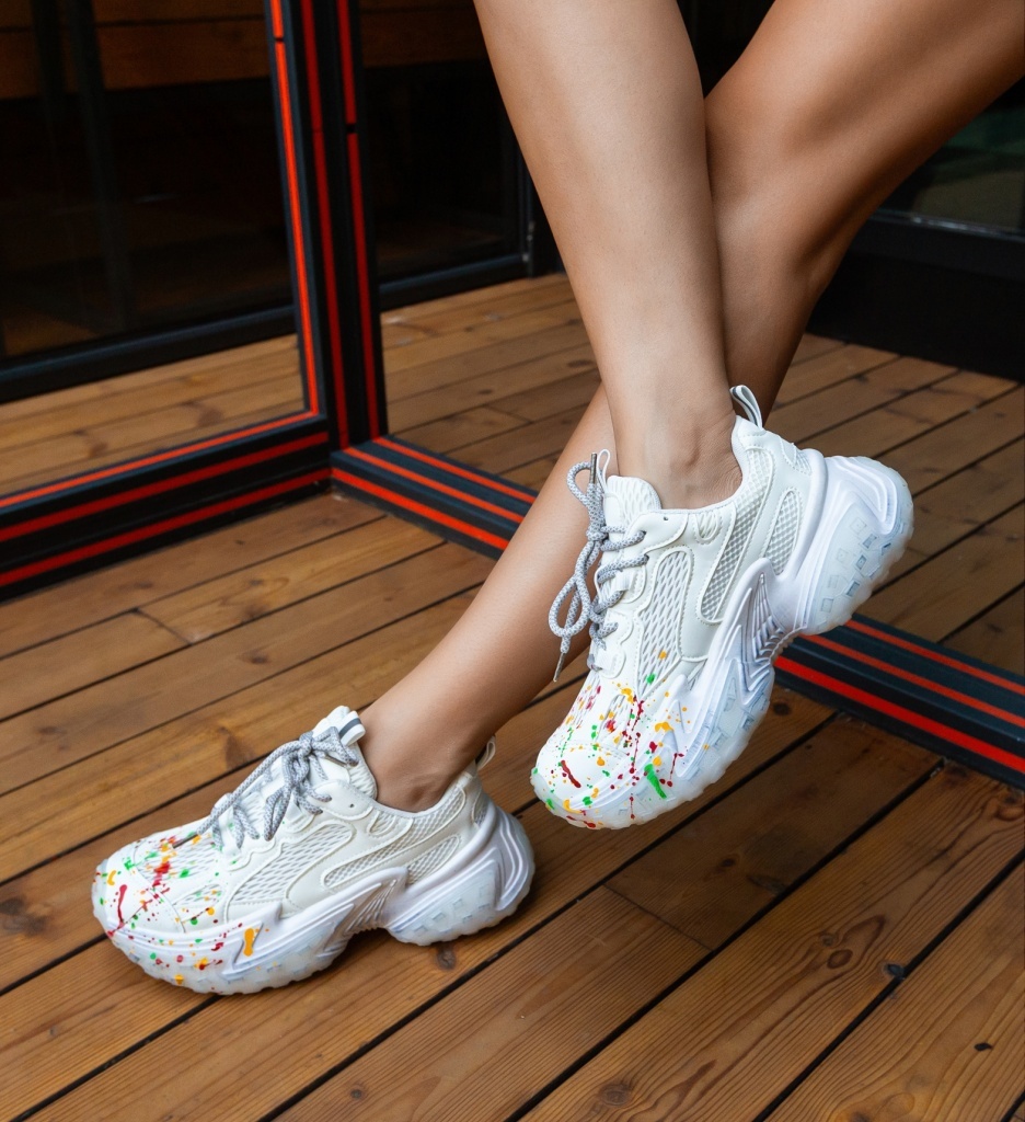 Sneakers dama Nanna Albi - 4 | YEO