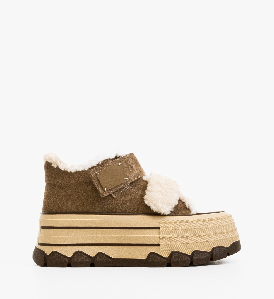 Sneakers dama Ojuh Khaki - 5 | YEO
