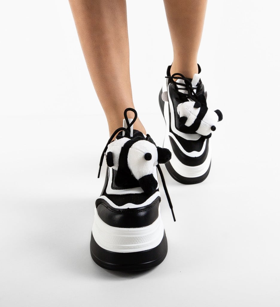 Sneakers dama Panda Negri - 1 | YEO