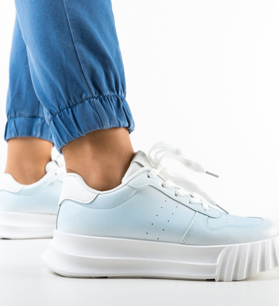 Sneakers dama Preston Albastri - 2 | YEO