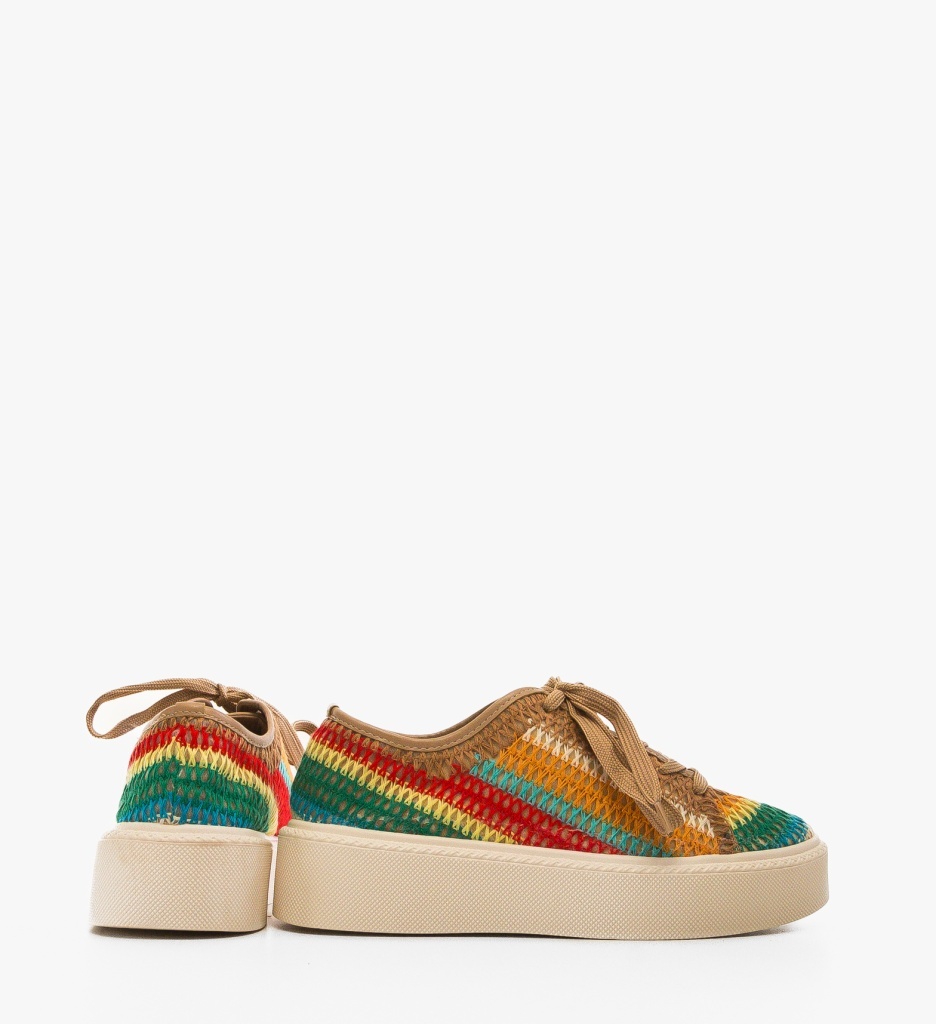 Sneakers dama Reinbou Multicolor - 4 | YEO