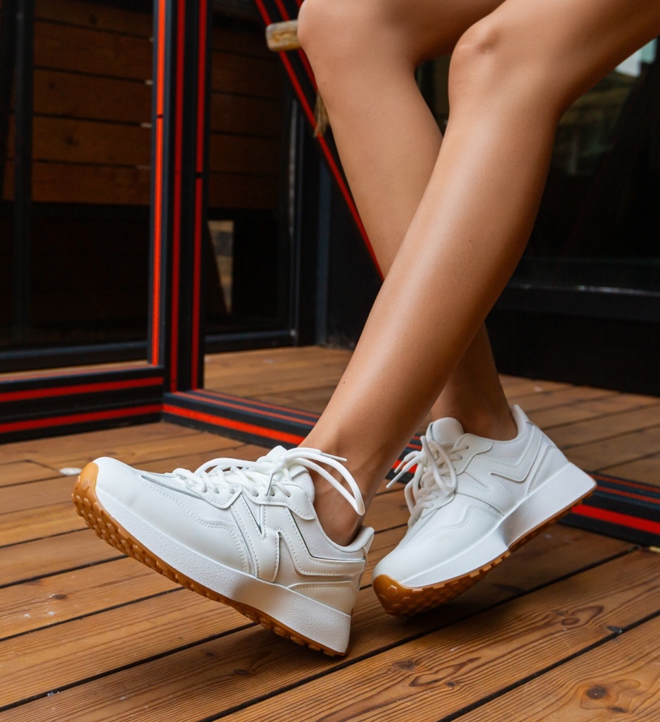 Sneakers dama Sharad Albi - 1 | YEO
