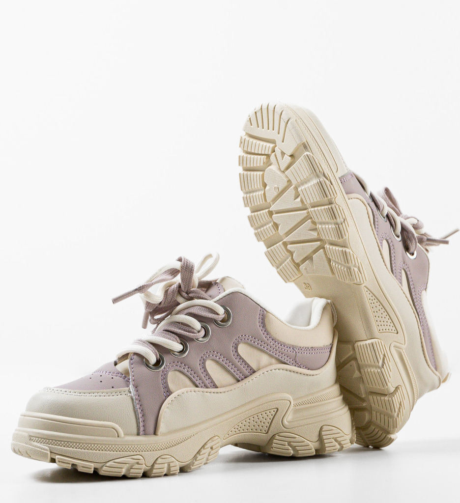 Sneakers dama Stuart Bej - 5 | YEO