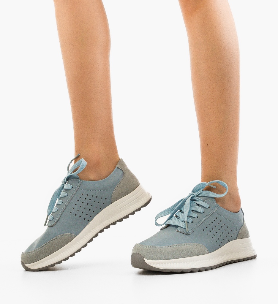 Sneakers dama Trybary Albastri - 1 | YEO