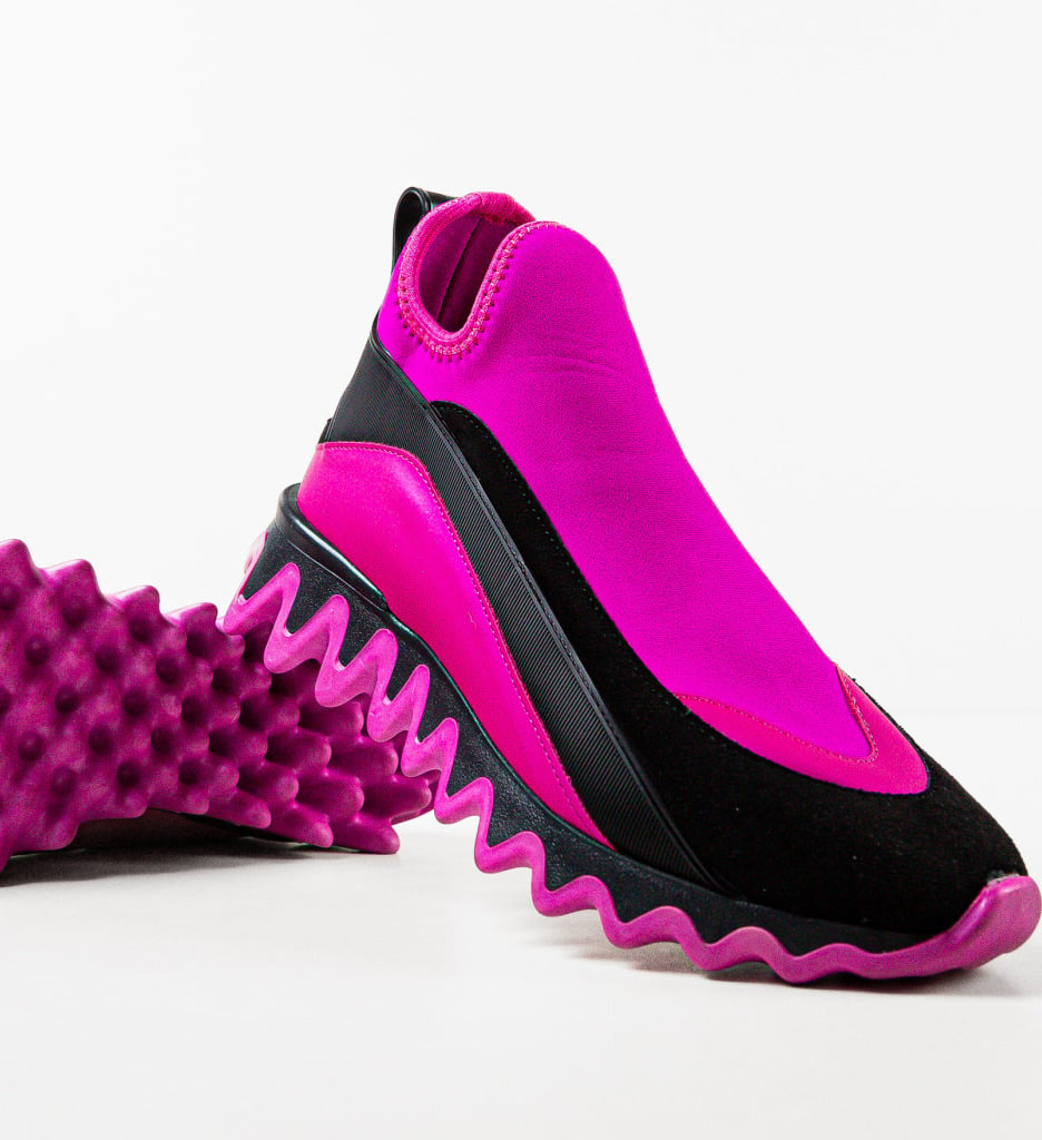 Sneakers dama Xiomara Fuchsia - 5 | YEO