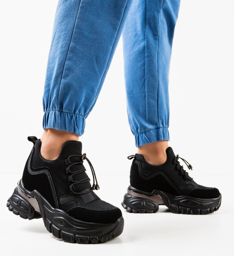 Sneakers dama Zion Negre - 2 | YEO