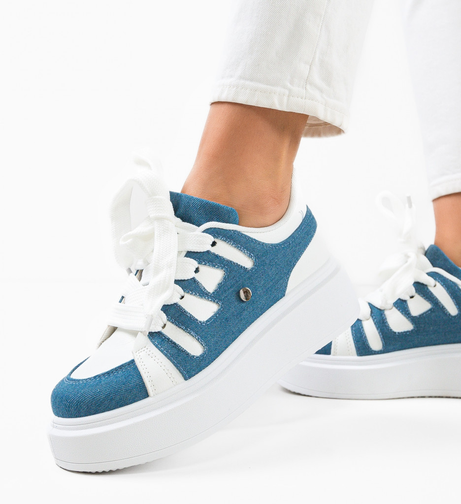 Sneakers dama Zohai Albastri - 1 | YEO