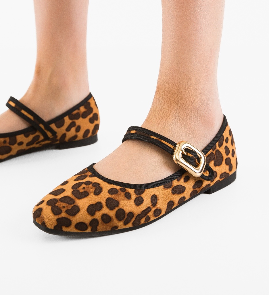 Balerini dama Bernard Animal Print - 2 | YEO