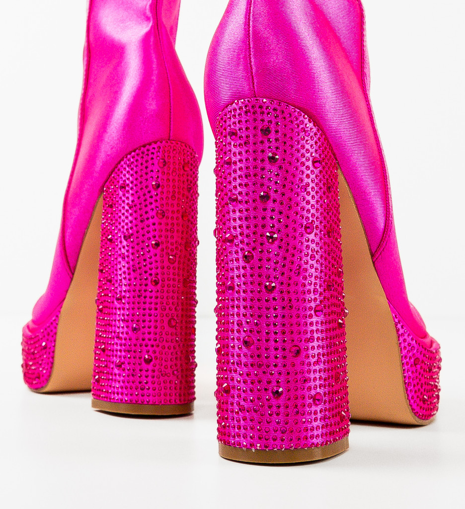 Botine dama Afolayan Fuchsia - 5 | YEO