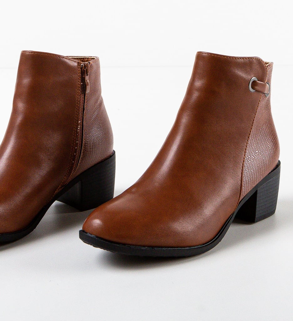 Botine dama Akron Camel - 5 | YEO