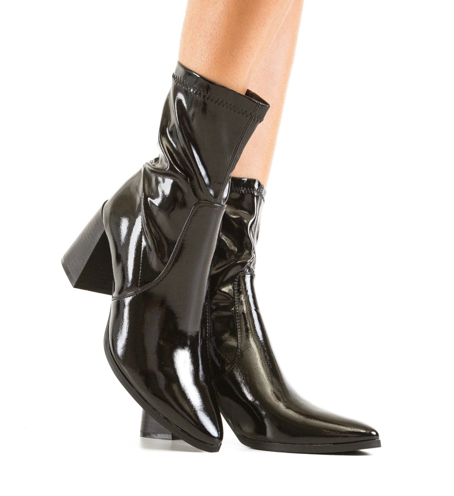Botine dama Amir Negre - 4 | YEO