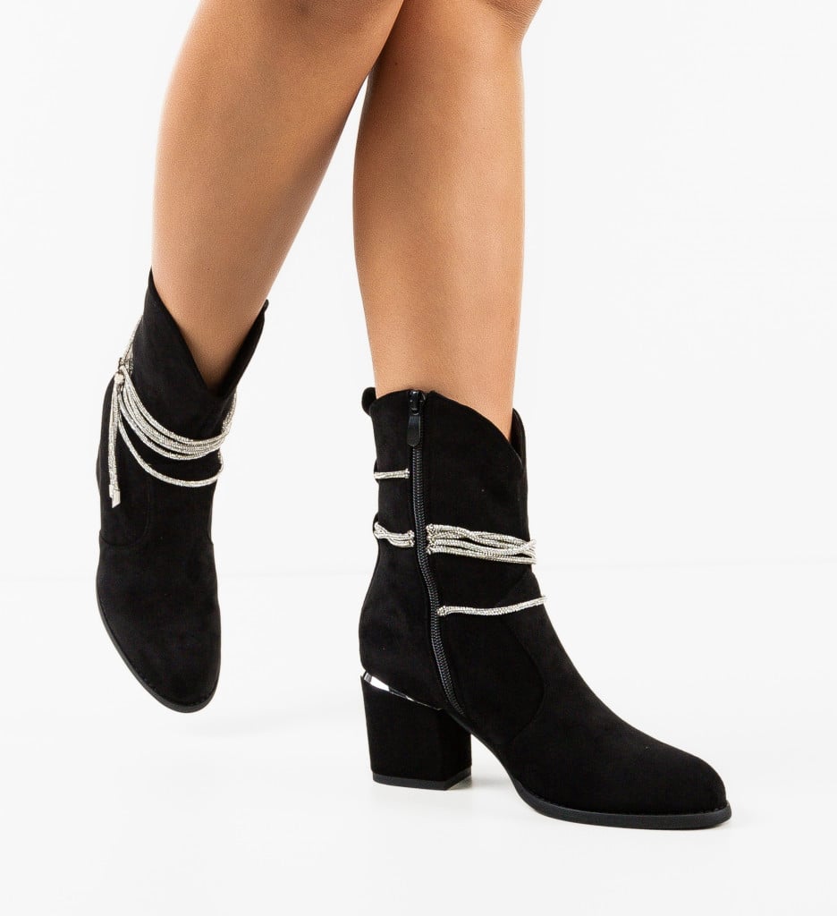 Botine dama Aurae Negre - 1 | YEO