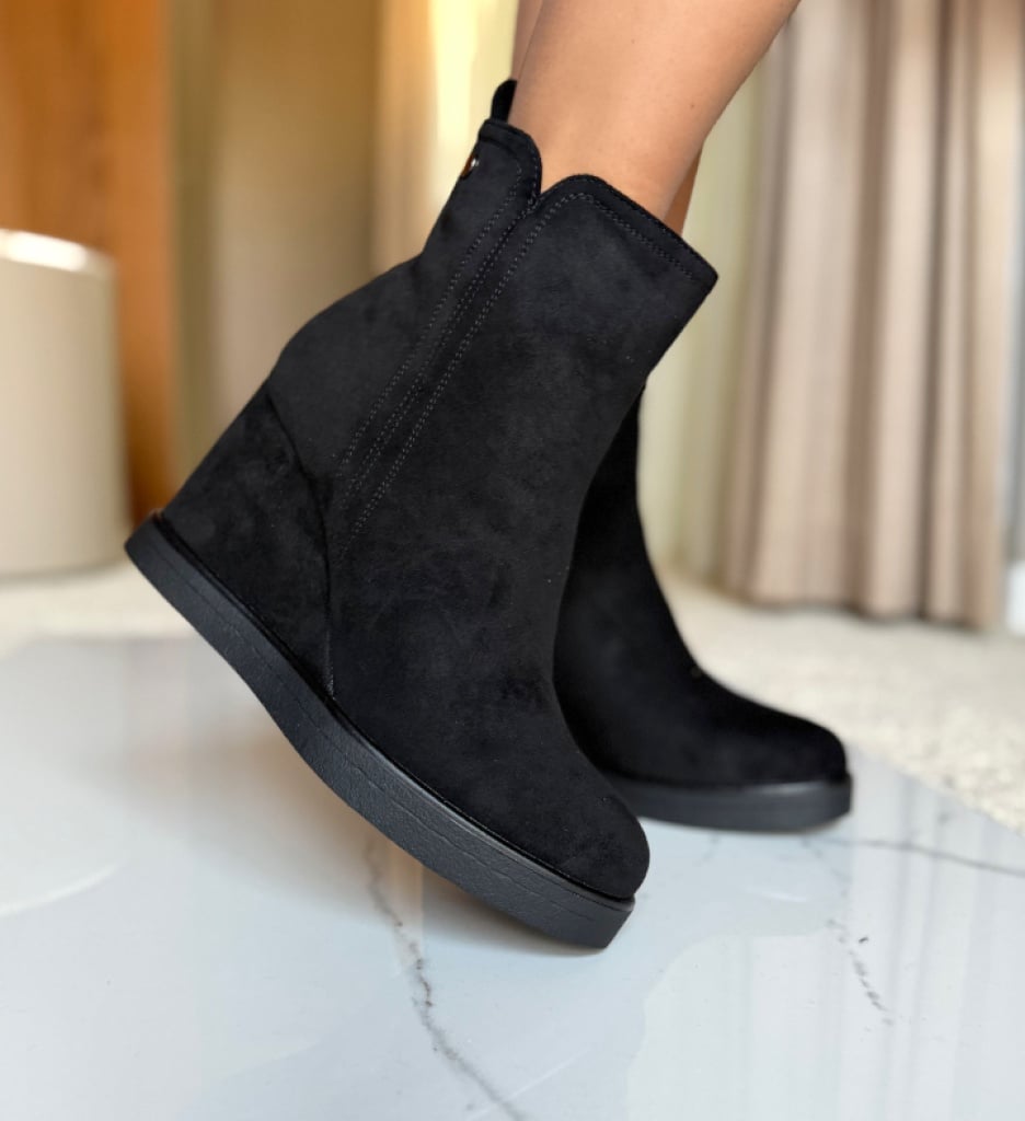 Botine dama Bozzy Negre