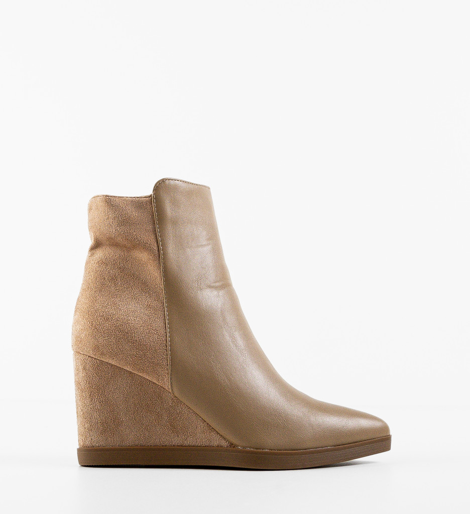 Botine dama Bray Khaki - 4 | YEO