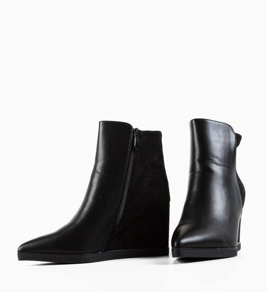 Botine dama Bray Negre - 5 | YEO