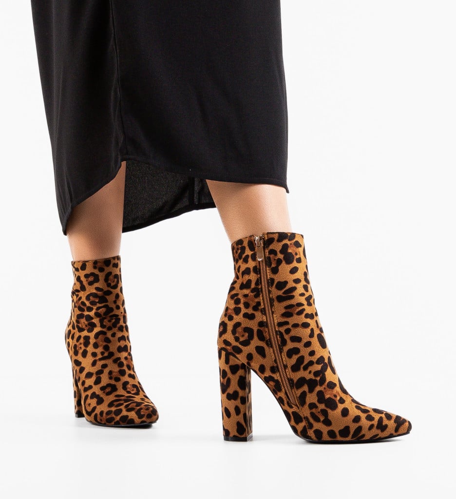 Botine dama Carey Animal Print - 2 | YEO