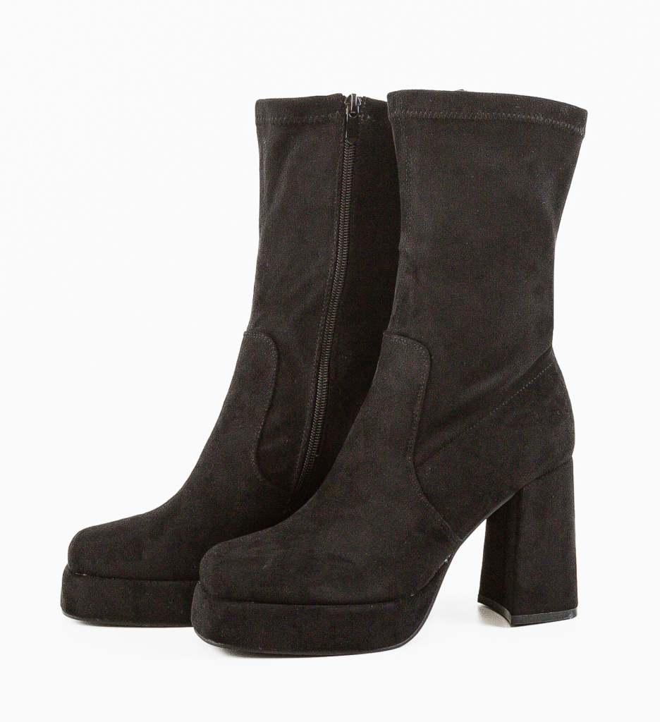 Botine dama Crely Negre - 4 | YEO