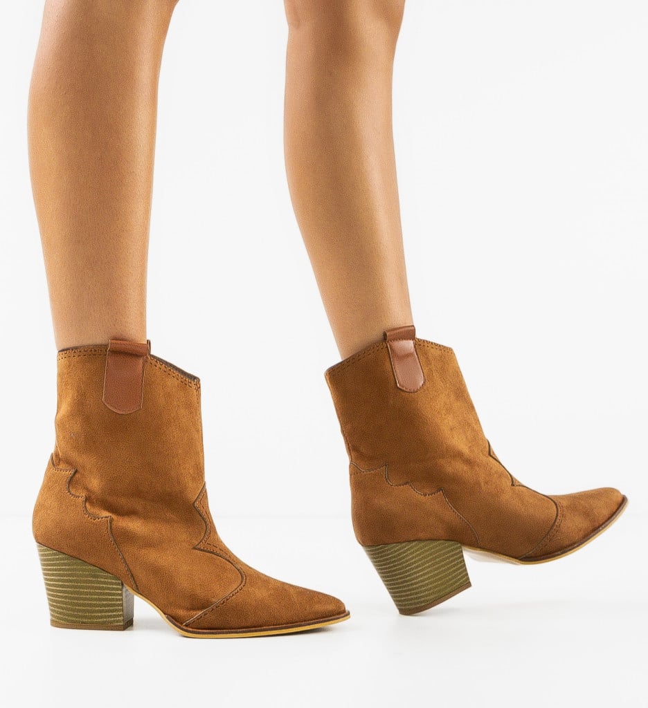 Botine dama Dalay Camel - 1 | YEO