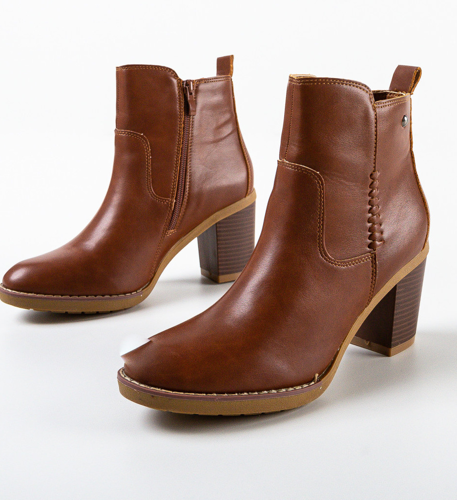 Botine dama Dogan Camel - 5 | YEO