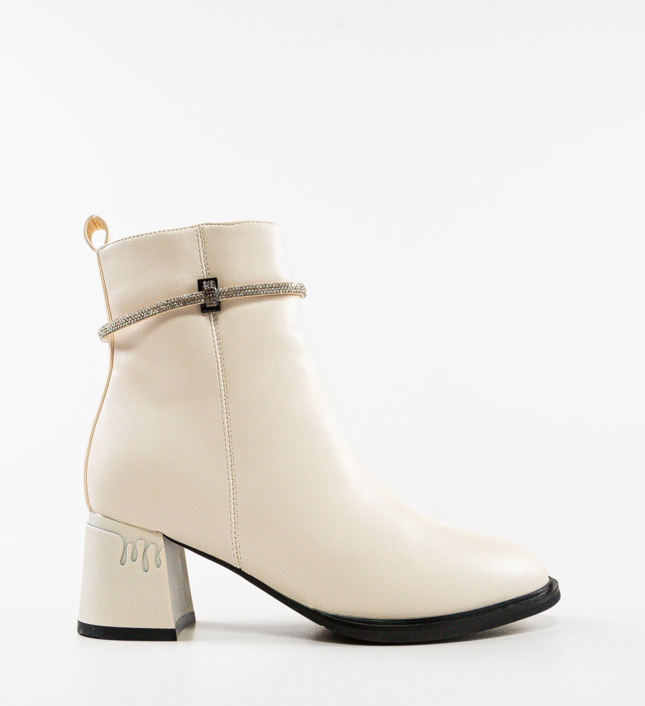 Botine dama Eponine Bej - 1 | YEO