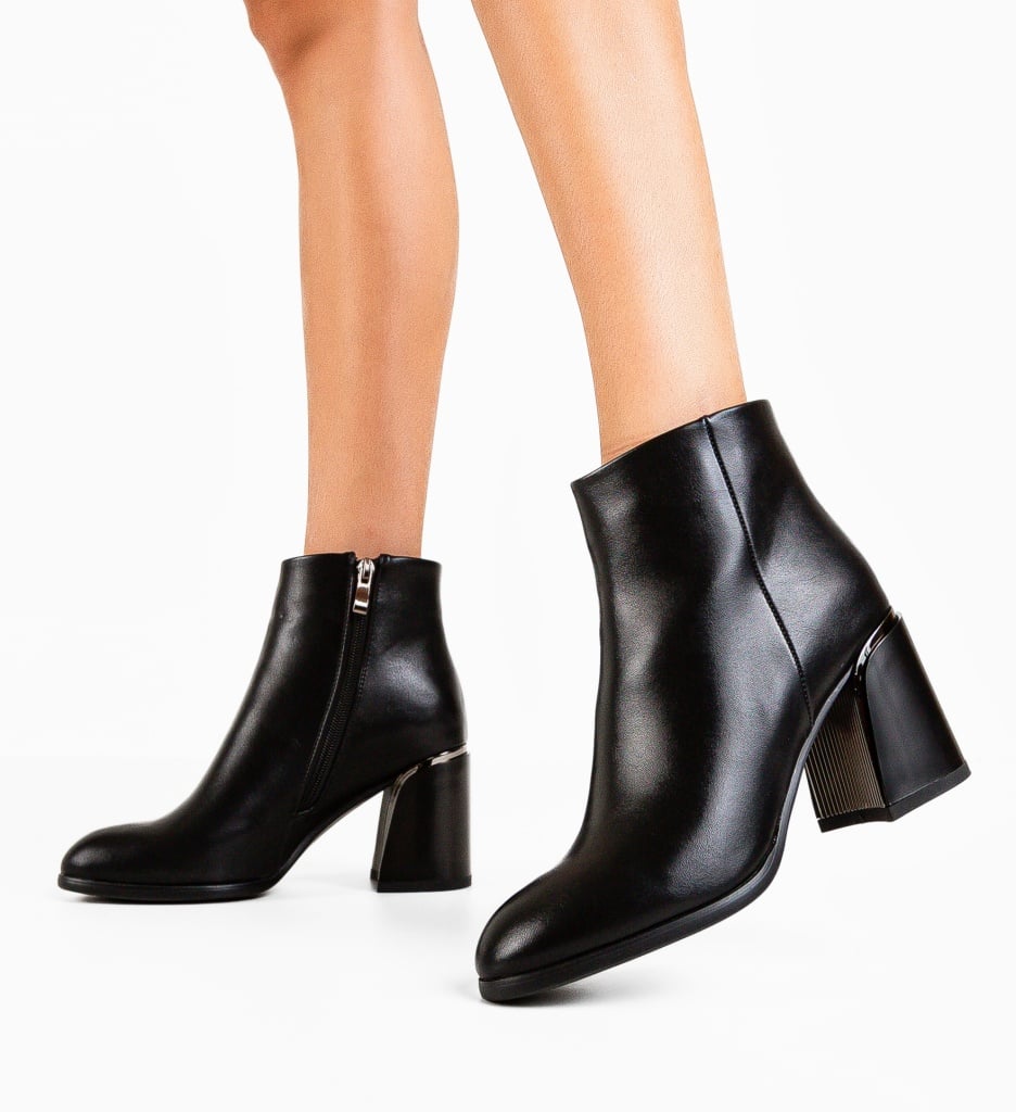 Botine dama Fadana Negre - 3 | YEO