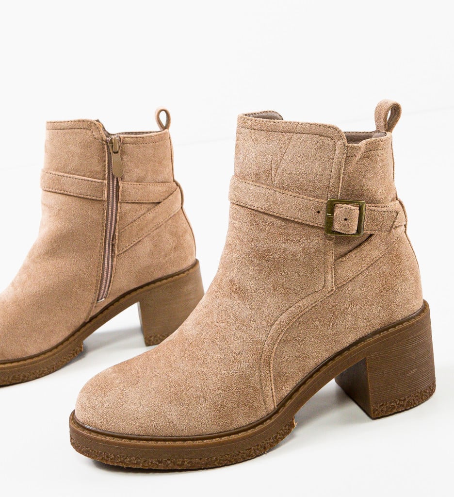 Botine dama Faha Khaki - 4 | YEO