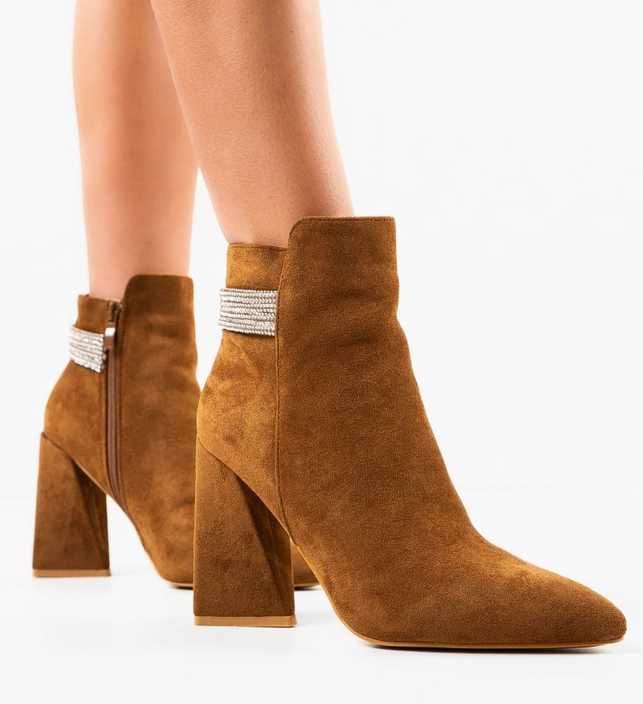 Botine dama Fillu Camel - 2 | YEO