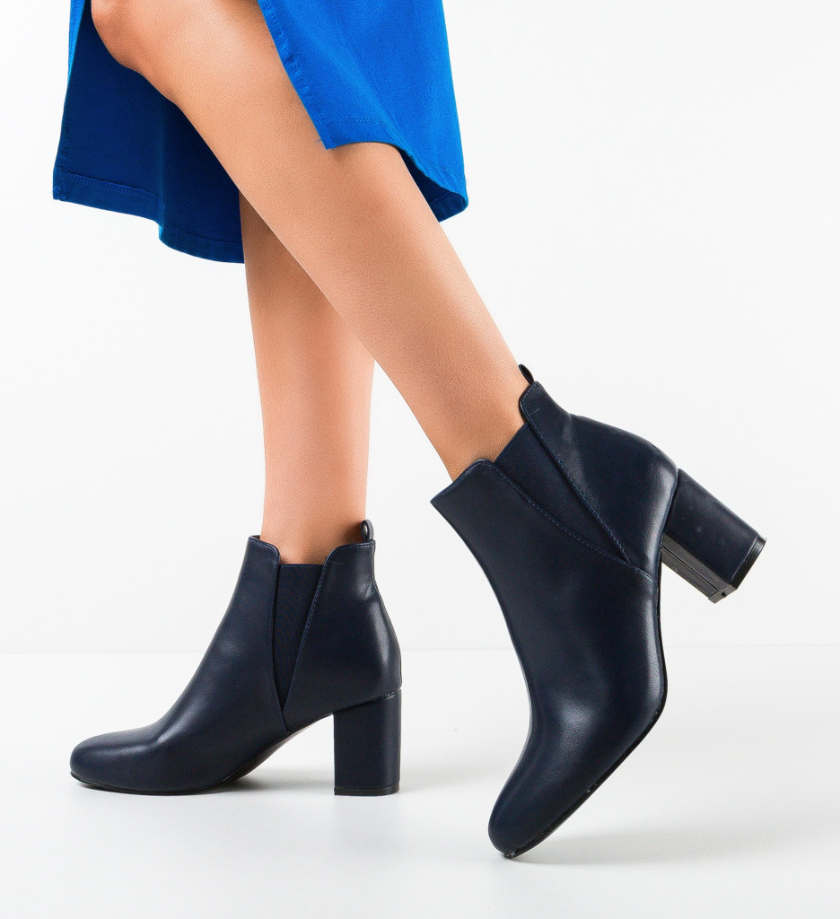 Botine dama Floyd Bleumarin - 1 | YEO