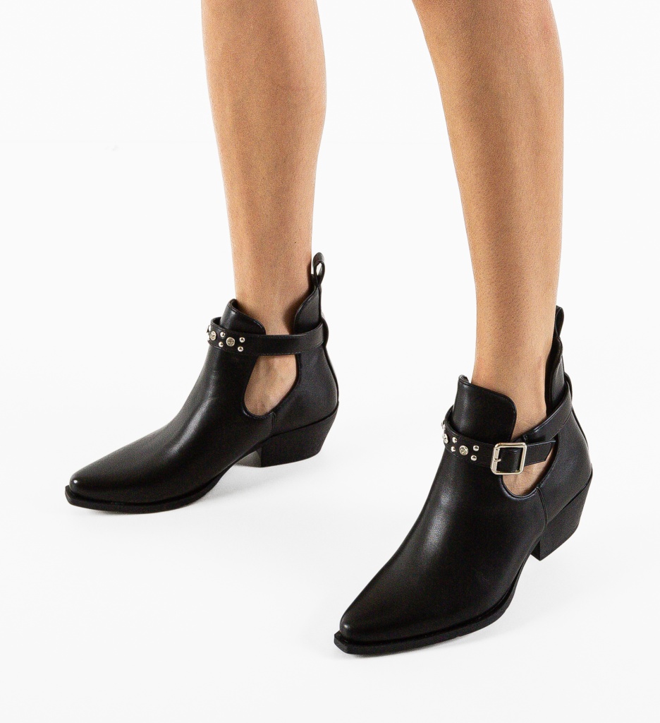 Botine dama Gianna Negre - 4 | YEO