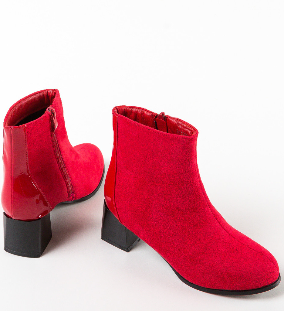 Botine dama Haaris Rosii - 5 | YEO