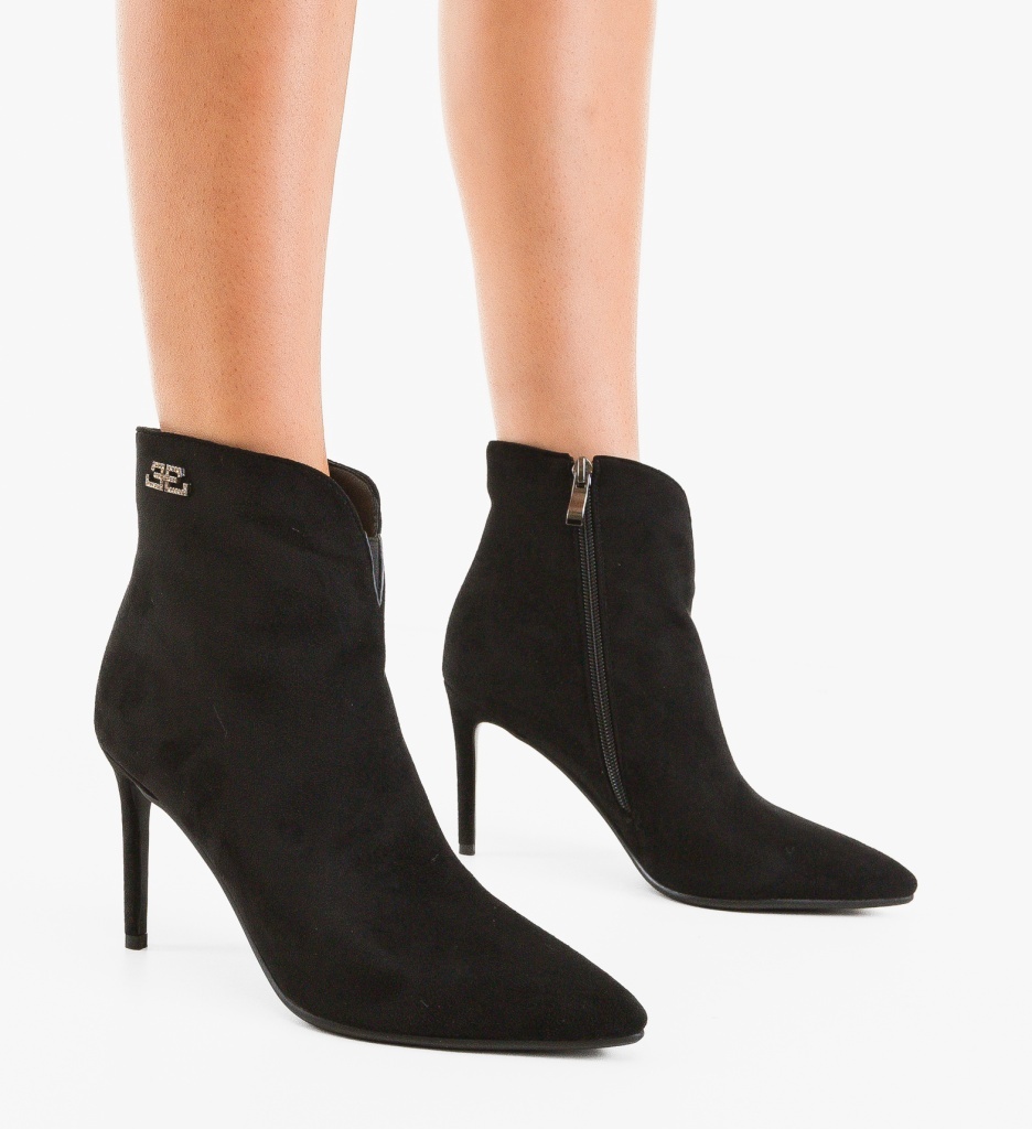 Botine dama Hemz Negre - 1 | YEO