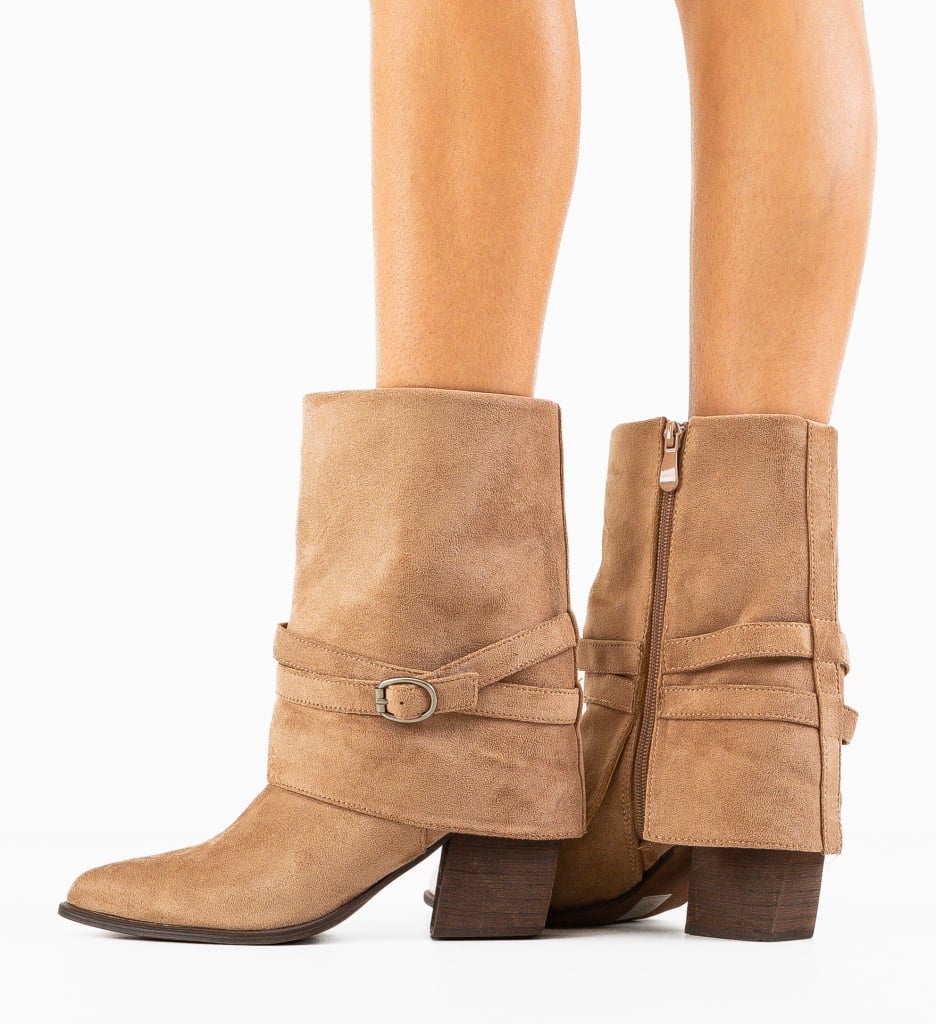 Botine dama Heyman Khaki - 2 | YEO