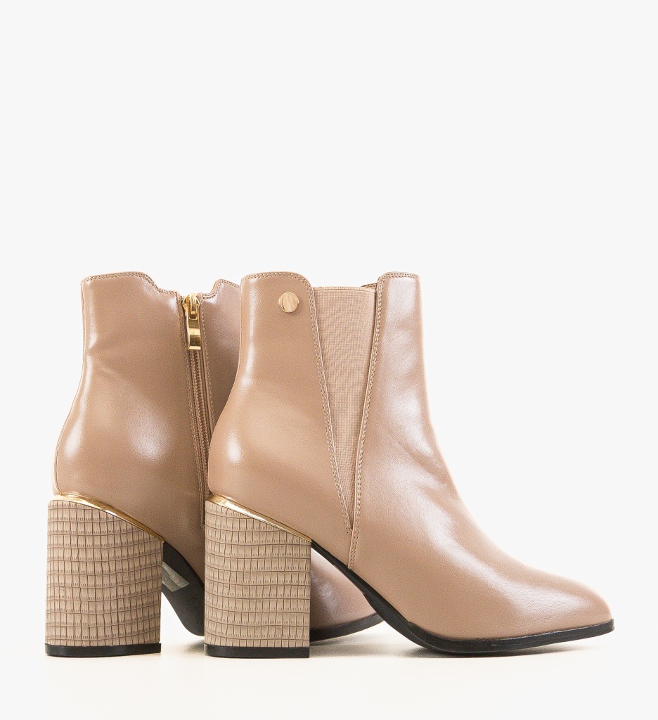 Botine dama Inimay Khaki - 5 | YEO