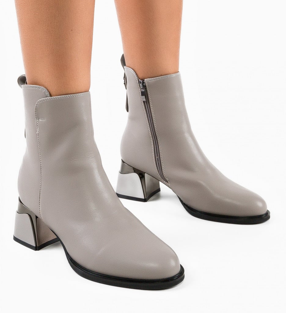 Botine dama Issy Gri - 2 | YEO