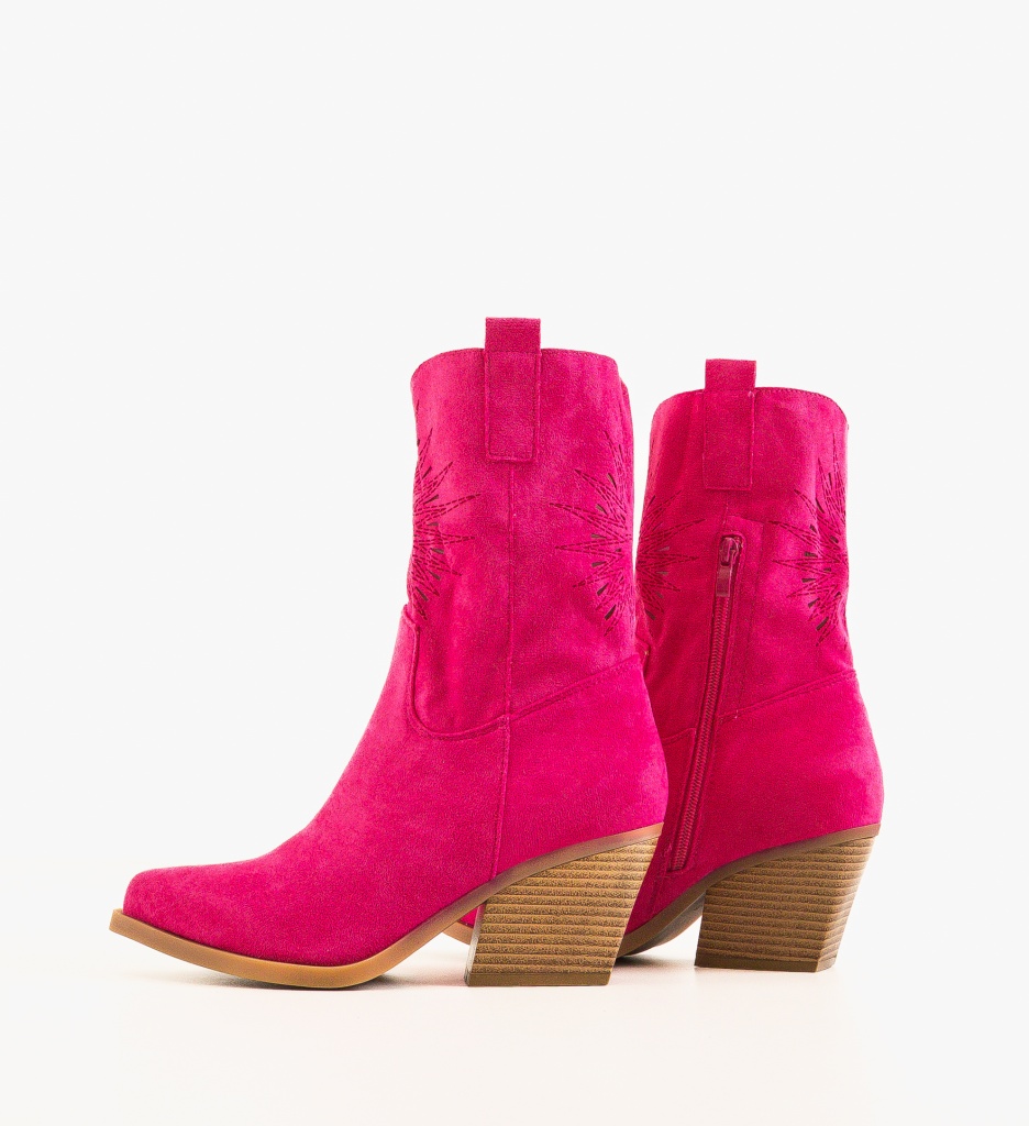 Botine dama Iwan Fuchsia - 3 | YEO