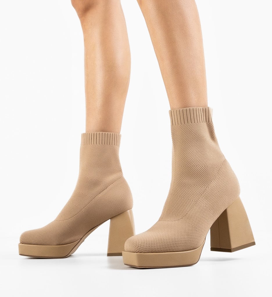 Botine dama Julie Khaki - 3 | YEO