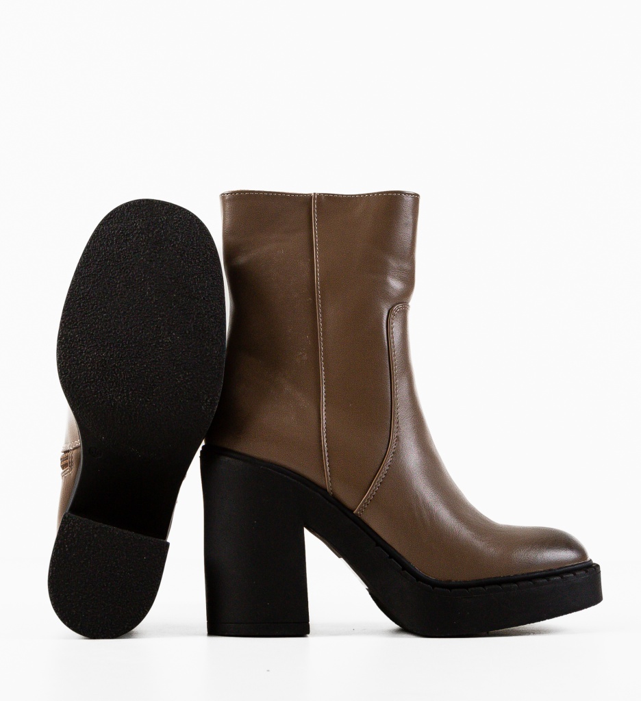 Botine dama Justice Khaki - 5 | YEO