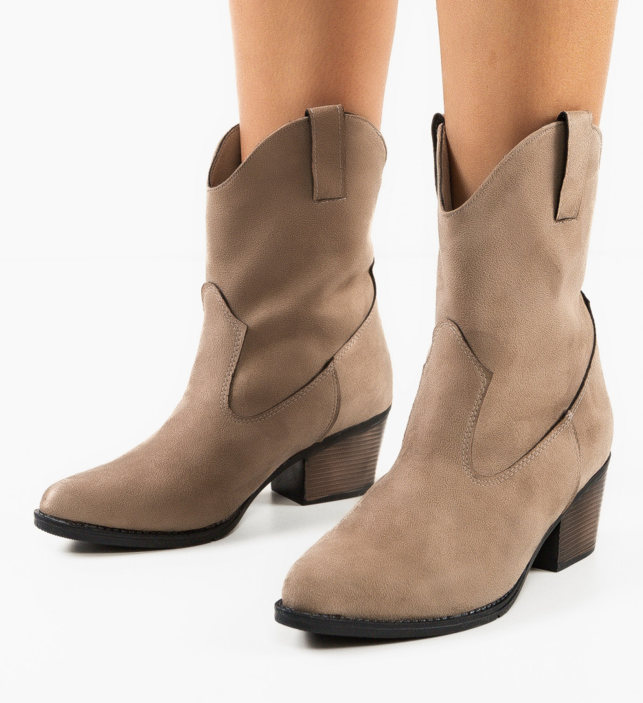 Botine dama Keraby Khaki - 2 | YEO