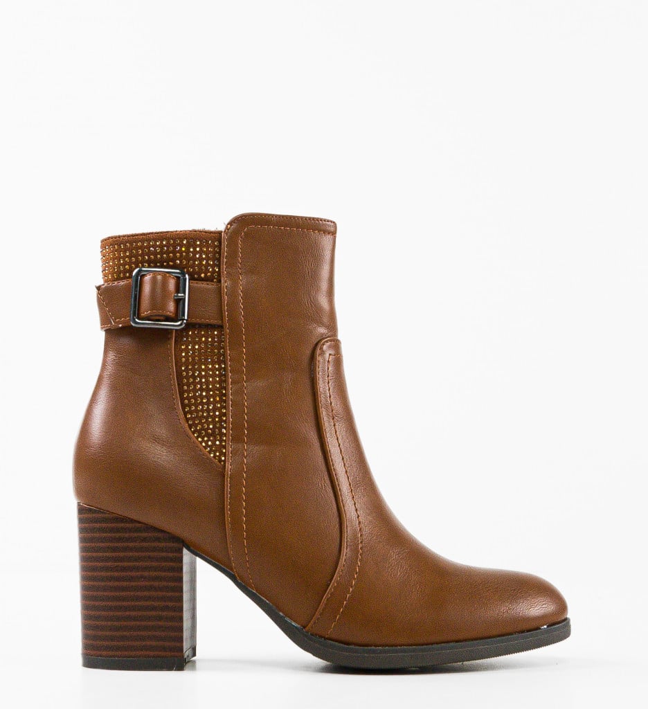 Botine dama Kiana Camel - 3 | YEO