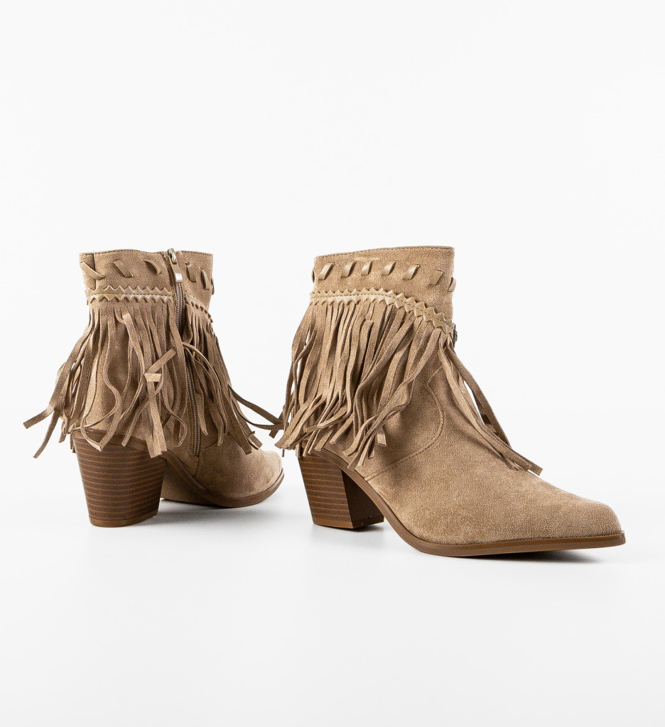 Botine dama Kunzit Khaki - 5 | YEO