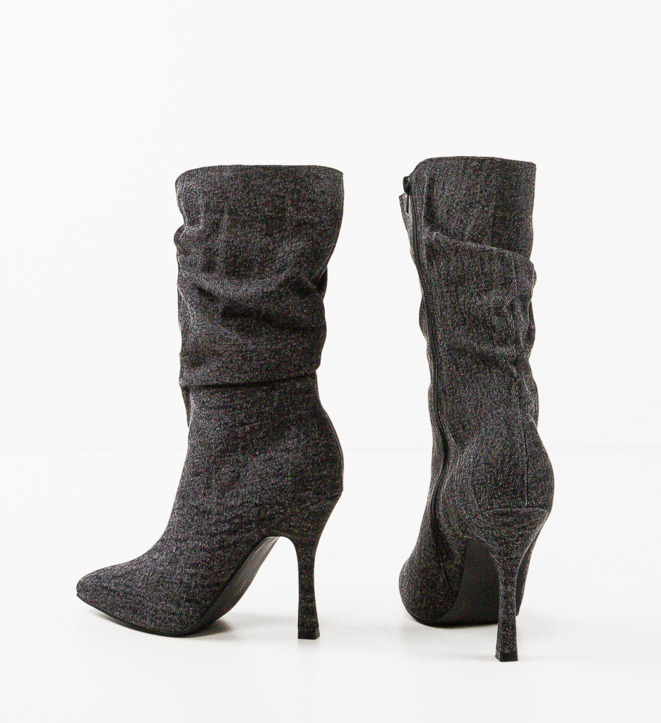 Botine dama Lal Negre - 6 | YEO