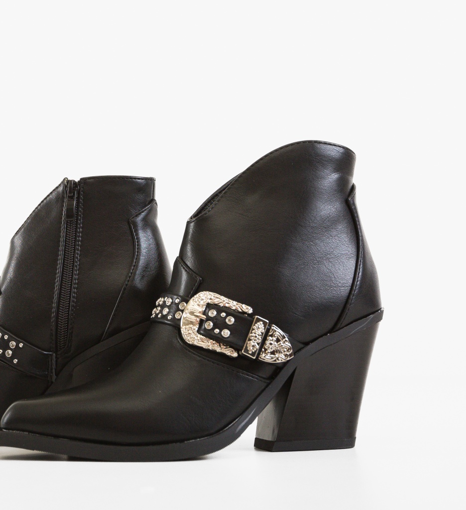 Botine dama Leigh Negre - 5 | YEO