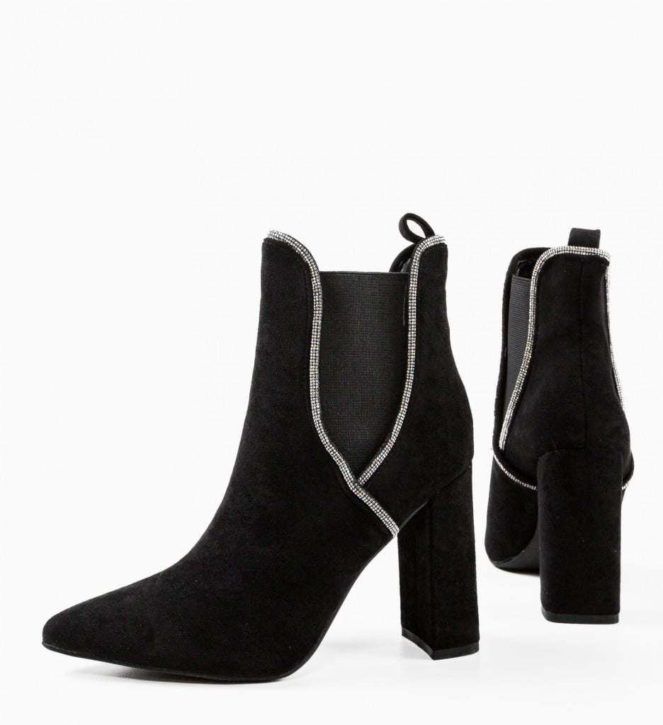 Botine dama Mckay Negre 2 - 5 | YEO