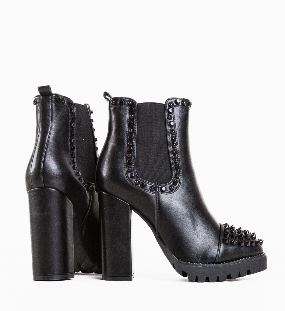 Botine dama Mendel Negre - 4 | YEO