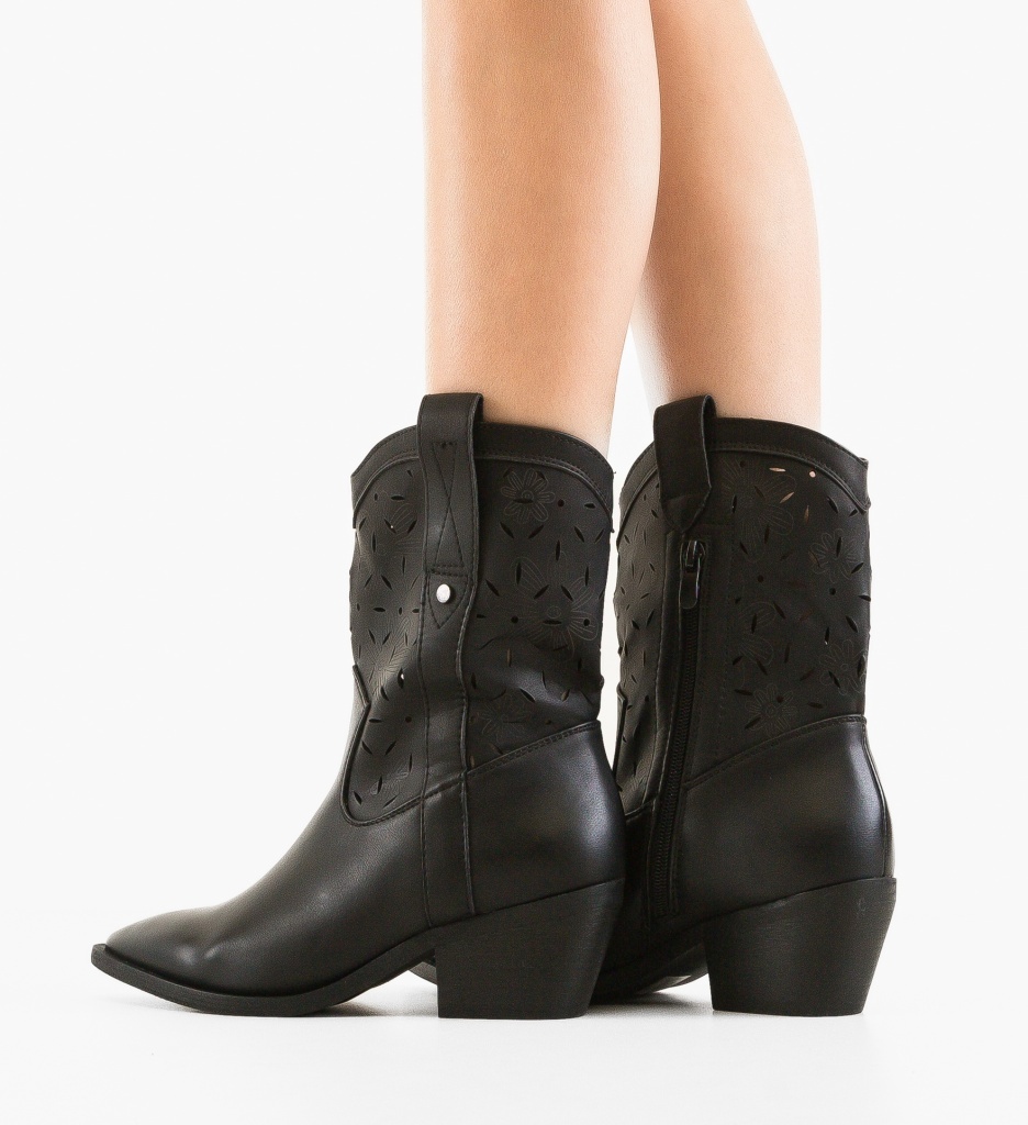 Botine dama Mich Negre - 1 | YEO
